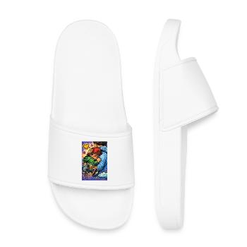 La colère est une tristesse qui n’a pas été absorbée - Claquettes enfant - blanc - Devant