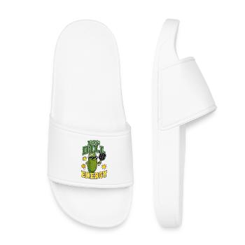Big Dill Energy Pickleball - Kids’ Pool Sliders - white - Front