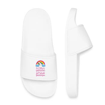 Licorne née à Sparkle forcée d’aller à l’école - Claquettes enfant - blanc - Devant