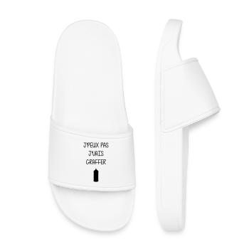 Graffiti / Tag / Writer / Street Art / Graff - Kids’ Pool Sliders - white - Front