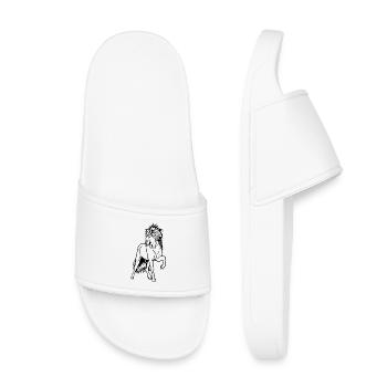 Étalon d’Islande - Claquettes enfant - blanc - Devant