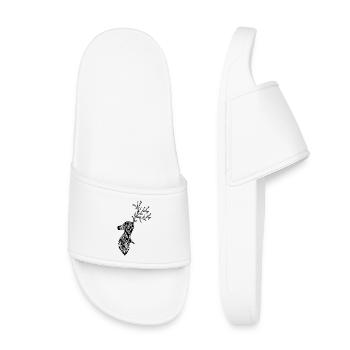 Cerf - Claquettes enfant - blanc - Devant
