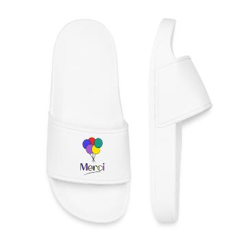 MERCI. MAÎTRESSE. MAÎTRE. MERCI MAÎTRESSE - Claquettes enfant - blanc - Devant