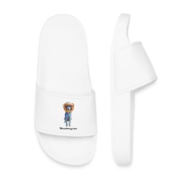 Laly Blue Cosmonaute - Claquettes enfant - blanc - Devant