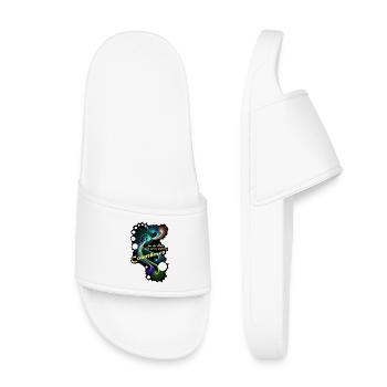 Compte à rebours Minuterie souriante - Claquettes enfant - blanc - Devant
