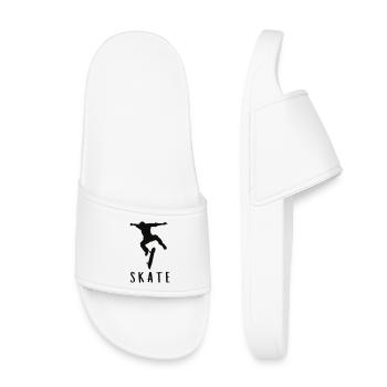 Skater - Kinder Badelatschen - Weiß - Vorne