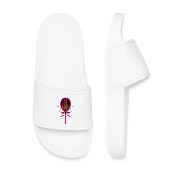 Raquette de tennis Steamwave - Claquettes enfant - blanc - Devant