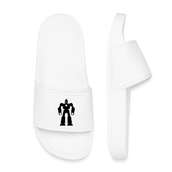 Robots – Technologie de l’IA Science-fiction Nerd Design - Claquettes enfant - blanc - Devant