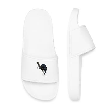 Panthère de nuit sur la branche - Claquettes enfant - blanc - Devant