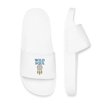 Attrape-Rêves de l’Âme Sauvage - Claquettes enfant - blanc - Devant