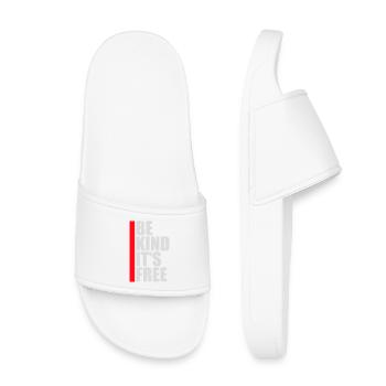 Sois gentil, c’est une déclaration de gentillesse gratuite qui dit - Claquettes enfant - blanc - Devant
