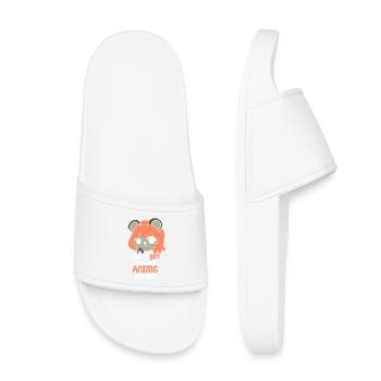Rat, house rat, rat owner, rat lover - Kids’ Pool Sliders - white - Front