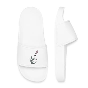 lavande lavande - Claquettes enfant - blanc - Devant