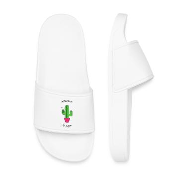 Cactus piquant - Claquettes enfant - blanc - Devant