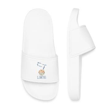 La constellation des Gémeaux - Claquettes enfant - blanc - Devant