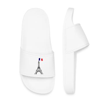 Eiffel Tower - Kids’ Pool Sliders - white - Front