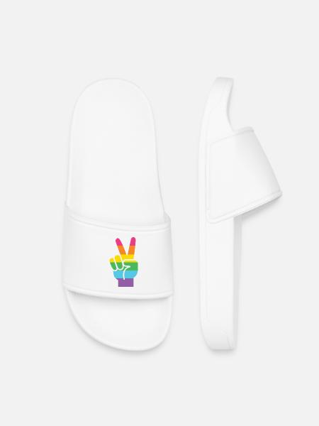 LGBT Pride Monat - LGBT Pride - Kinder Badelatschen - Weiß