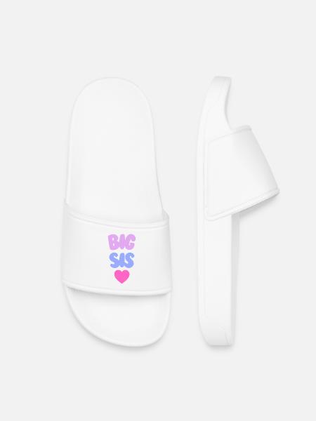 Big Sis Love - Kids’ Pool Sliders - white