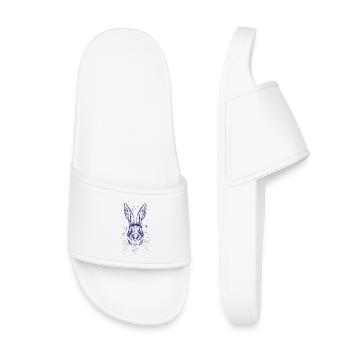 Bunny Easter Bunny Easter Vintage Animal - Kids’ Pool Sliders - white - Front