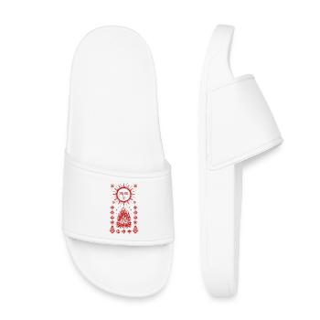 Noc Kupaly Fire Sun - Claquettes enfant - blanc - Devant
