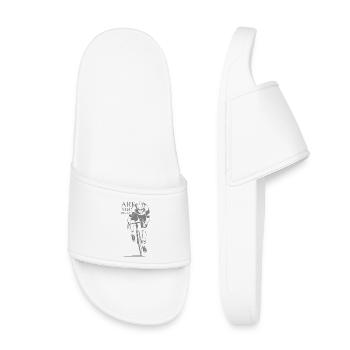 Rennrad Tour Sport Sportler Symbol Illustration - Kinder Badelatschen - Weiß - Vorne