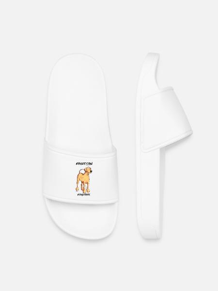 Funny Rhodesian Ridgeback - Kinder Badelatschen - Weiß