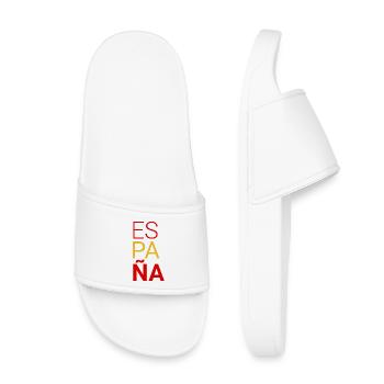 Spain - Kids’ Pool Sliders - white - Front