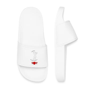 Golfeuse rétro - Claquettes enfant - blanc - Devant