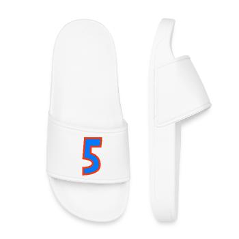 5. 5 YEARS. 5th ANNIVERSARY. 5 YEAR ANNIVERSARY - Kids’ Pool Sliders - white - Front
