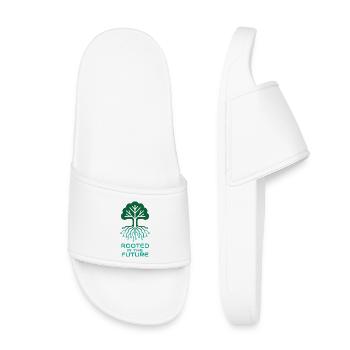 Un arbre numérique pour un avenir durable - Claquettes enfant - blanc - Devant