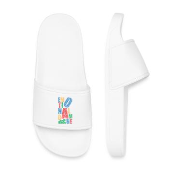Emotional Damage - Kids’ Pool Sliders - white - Front