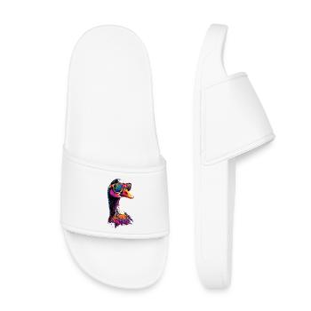 Oie mignon oie poussins Oie poussin canard petites oies - Claquettes enfant - blanc - Devant