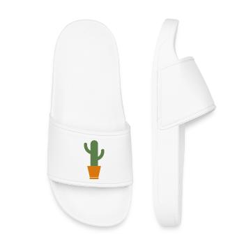 cactus - Kids’ Pool Sliders - white - Front
