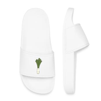 Poireau - Claquettes enfant - blanc - Devant