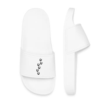 Horseshoe Track - Kids’ Pool Sliders - white - Front