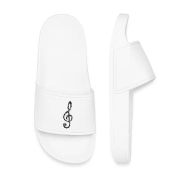 Clé - Claquettes enfant - blanc - Devant