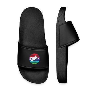 Skateboard - Skateboarder - Claquettes enfant - noir - Devant