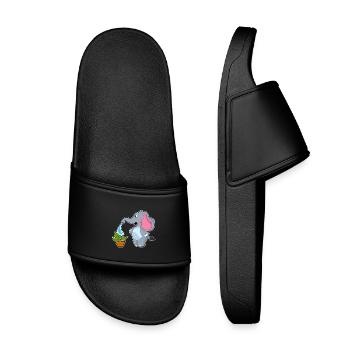 Jardin de plantes Elephant Gardener - Claquettes enfant - noir - Devant