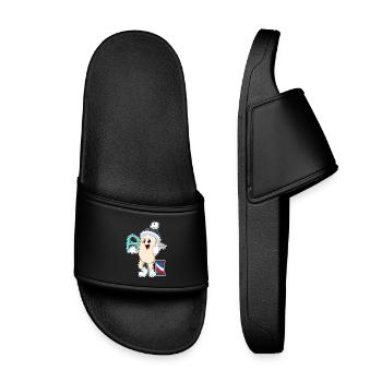 Laca pour coiffure ciseaux - Claquettes enfant - noir - Devant