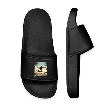 Wakeskate Wakeskating Wakeskater Wakeboard - Kids’ Pool Sliders - black - Front