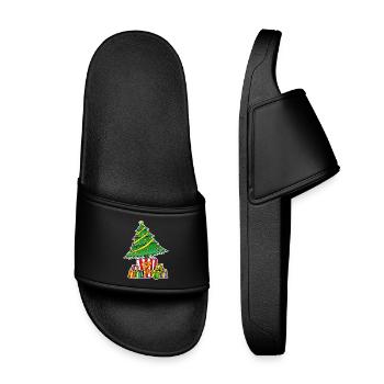 Série ChristmasCinema Regarder des films - Claquettes enfant - noir - Devant