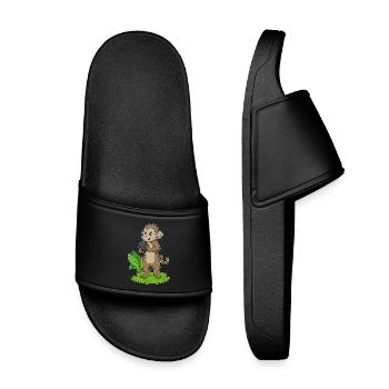 Boule de bowling de bowling de singe - Claquettes enfant - noir - Devant