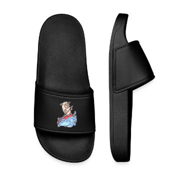 Stand Up Paddle Sheep - Claquettes enfant - noir - Devant