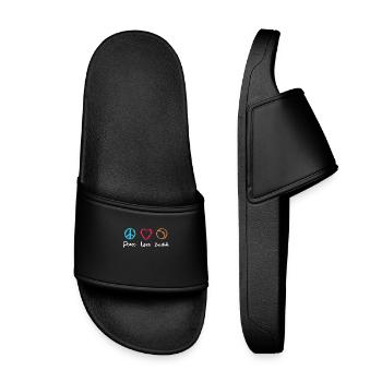 L’amour du baseball - Claquettes enfant - noir - Devant