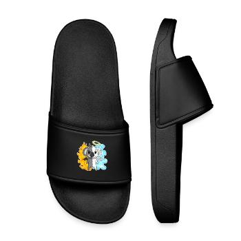 Koala - Angels and Devils - Kids’ Pool Sliders - black - Front