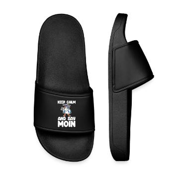 North Sea Moin Low German - Kids’ Pool Sliders - black - Front