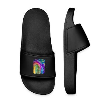 Tie Dye Batik - Claquettes enfant - noir - Devant