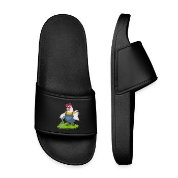 Ferme de pelles Rooster Farmer - Claquettes enfant - noir - Devant