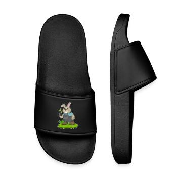 Ferme de semis Éleveurs de Lapins - Claquettes enfant - noir - Devant