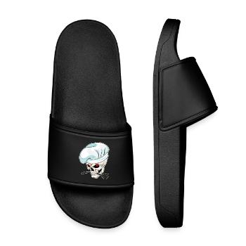 Cuisson de crâne cuillère cuisinière - Claquettes enfant - noir - Devant